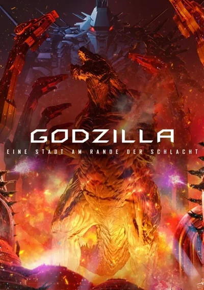 Godzilla: Eine Stadt am Rande der Schlacht Anime Poster