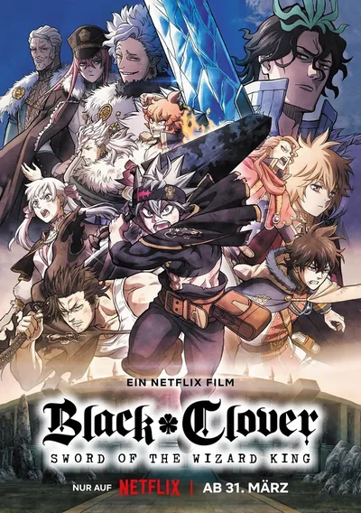 Black Clover: Sword of the Wizard King Anime Poster