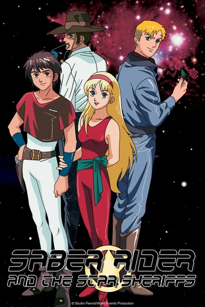 Saber Rider and the Star Sheriffs Anime Poster