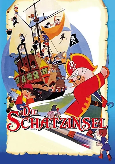 Die Schatzinsel Anime Poster