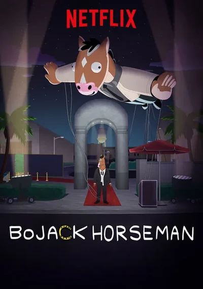 BoJack Horseman Anime Poster