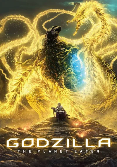 Godzilla: Zerstörer der Welt Anime Poster