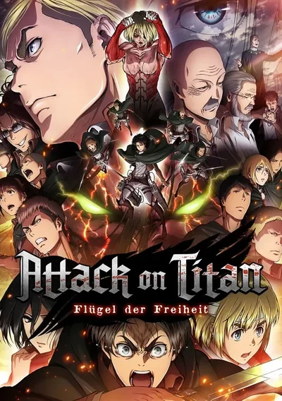 Attack on Titan - Movie Teil 2: Flügel der Freiheit Anime Poster
