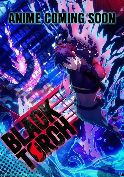 Black Torch Anime Poster