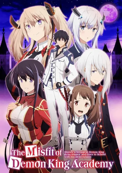 The Misfit of Demon King Academy Anime Poster