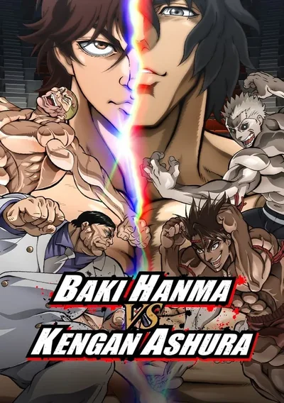 Baki Hanma VS Kengan Ashura Anime Poster