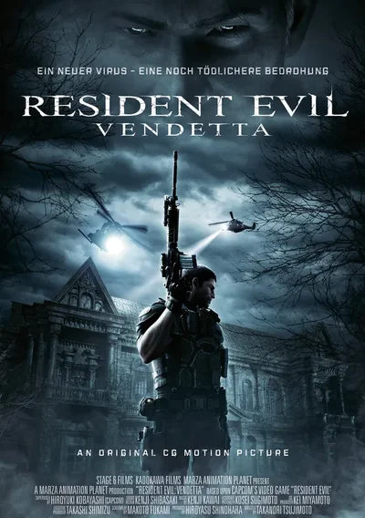 Resident Evil: Vendetta Anime Poster