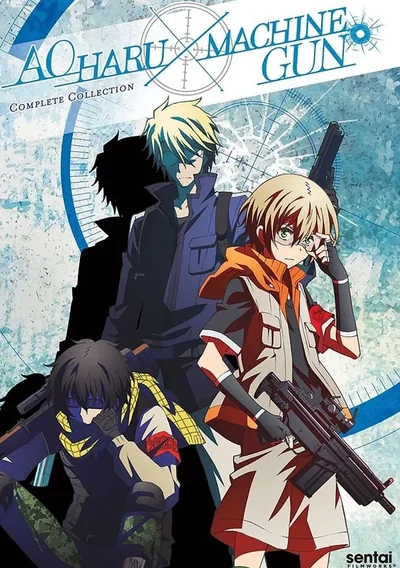 Aoharu x Machinegun Anime Poster