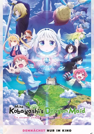 Miss Kobayashi's Dragon Maid: Ein einsamer Drache sehnt sich nach Liebe Anime Poster