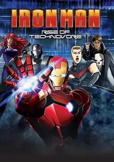Iron Man: Rise of Technovore Anime Poster