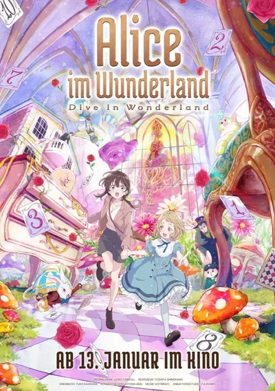 Alice im Wunderland: Dive in Wonderland Anime Poster