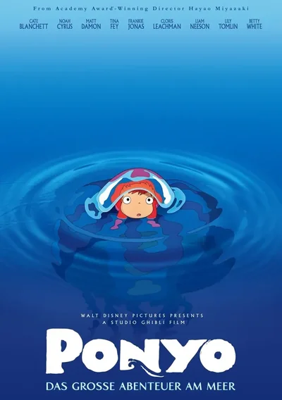 Ponyo - Das große Abenteuer am Meer Anime Poster