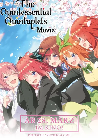 The Quintessential Quintuplets Movie Anime Poster